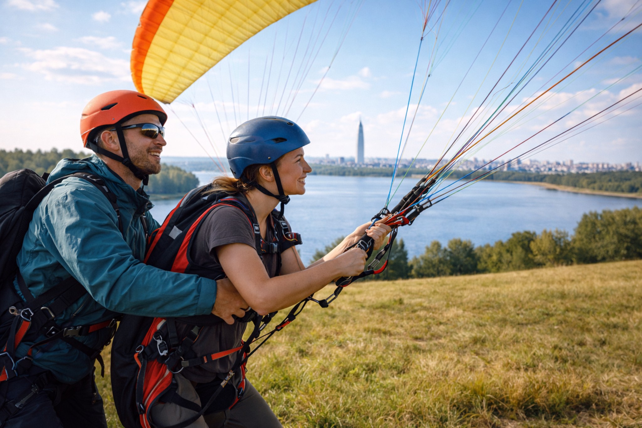 Обучение парапланеризму